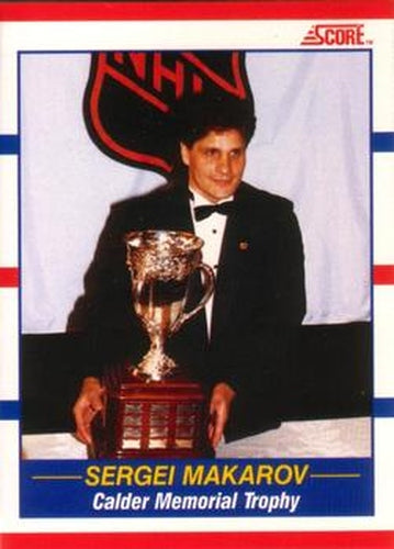 #362 Sergei Makarov - Calgary Flames - 1990-91 Score Canadian Hockey