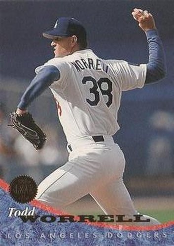 #362 Todd Worrell - Los Angeles Dodgers - 1994 Leaf Baseball
