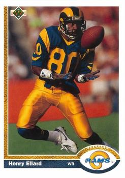 #362 Henry Ellard - Los Angeles Rams - 1991 Upper Deck Football