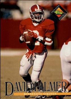 #362 David Palmer - Minnesota Vikings - 1994 Pro Line Live Football