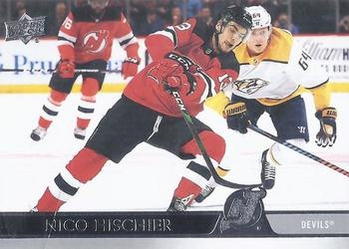 #362 Nico Hischier - New Jersey Devils - 2020-21 Upper Deck Hockey