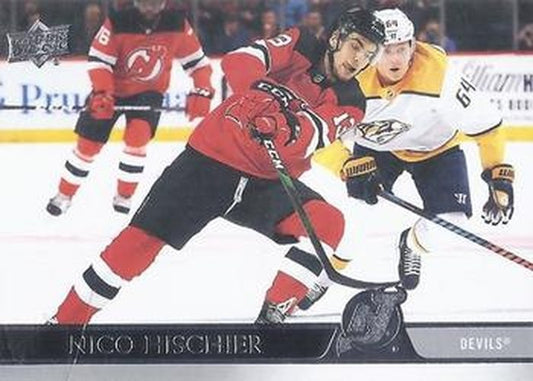 #362 Nico Hischier - New Jersey Devils - 2020-21 Upper Deck Hockey