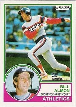#362 Bill Almon - Oakland Athletics - 1983 O-Pee-Chee Baseball
