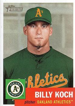 #362 Billy Koch - Oakland Athletics - 2002 Topps Heritage Baseball