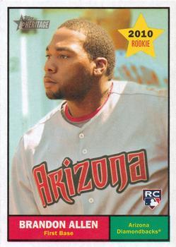 #362 Brandon Allen - Arizona Diamondbacks - 2010 Topps Heritage Baseball