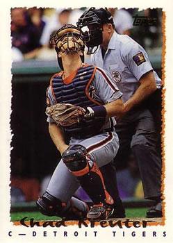 #362 Chad Kreuter - Detroit Tigers - 1995 Topps Baseball