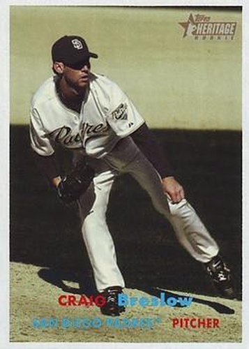 #362 Craig Breslow - San Diego Padres - 2006 Topps Heritage Baseball