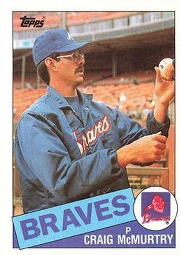 #362 Craig McMurtry - Atlanta Braves - 1985 Topps Baseball