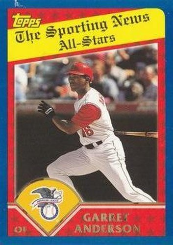 #362 Garret Anderson - Anaheim Angels - 2003 Topps Baseball