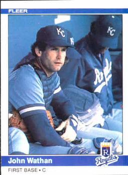 #362 John Wathan - Kansas City Royals - 1984 Fleer Baseball