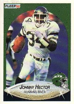 #362 Johnny Hector - New York Jets - 1990 Fleer Football