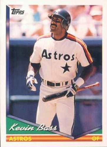 #362 Kevin Bass - Houston Astros - 1994 Topps Baseball