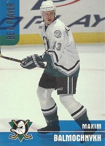 #362 Maxim Balmochnykh - Anaheim Mighty Ducks - 1999-00 Be a Player Memorabilia Hockey