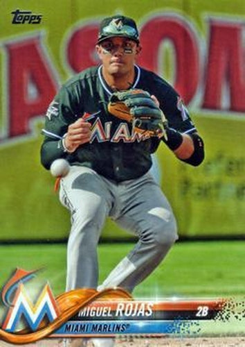 #362 Miguel Rojas - Miami Marlins - 2018 Topps Baseball