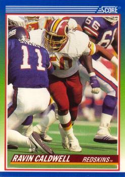 #362 Ravin Caldwell - Washington Redskins - 1990 Score Football
