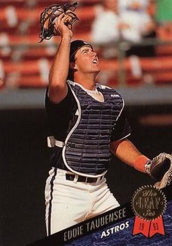 #362 Eddie Taubensee - Houston Astros - 1993 Leaf Baseball