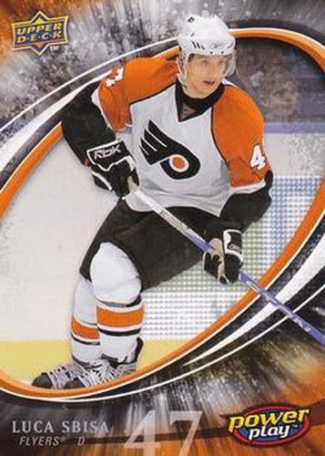 #362 Luca Sbisa - Philadelphia Flyers - 2008-09 Upper Deck Power Play Box Set Hockey
