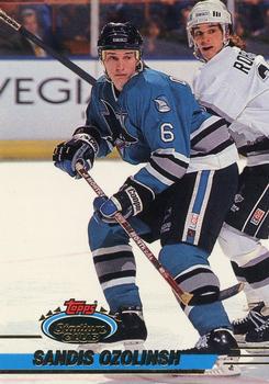 #362 Sandis Ozolinsh - San Jose Sharks - 1993-94 Stadium Club Hockey