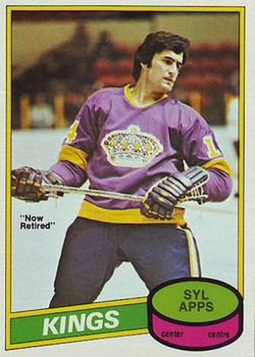 #362 Syl Apps - Los Angeles Kings - 1980-81 O-Pee-Chee Hockey