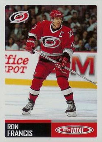 #362 Ron Francis - Carolina Hurricanes - 2002-03 Topps Total Hockey