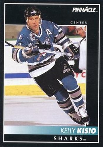 #362 Kelly Kisio - San Jose Sharks - 1992-93 Pinnacle Canadian Hockey