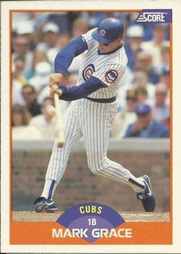 #362 Mark Grace - Chicago Cubs - 1989 Score Baseball
