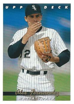 #362 Alex Fernandez - Chicago White Sox - 1993 Upper Deck Baseball