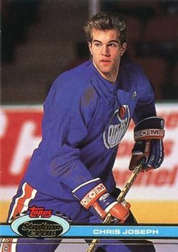 #362 Chris Joseph - Edmonton Oilers - 1991-92 Stadium Club Hockey