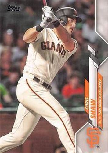 #362 Chris Shaw - San Francisco Giants - 2020 Topps Baseball