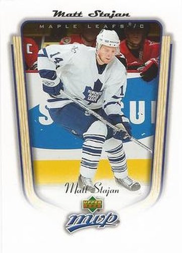 #363 Matt Stajan - Toronto Maple Leafs - 2005-06 Upper Deck MVP Hockey