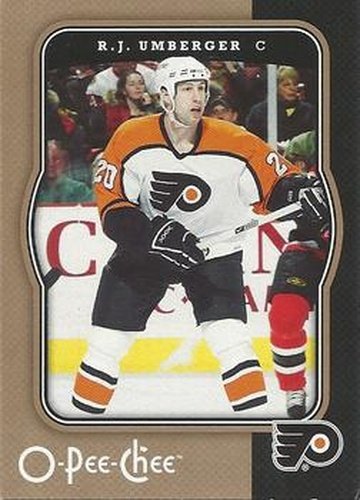 #363 R.J. Umberger - Philadelphia Flyers - 2007-08 O-Pee-Chee Hockey