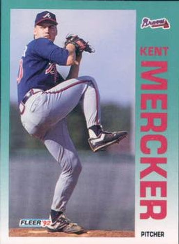 #363 Kent Mercker - Atlanta Braves - 1992 Fleer Baseball