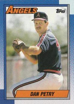 #363 Dan Petry - California Angels - 1990 Topps Baseball