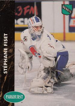 #363 Stephane Fiset - Quebec Nordiques - 1991-92 Parkhurst Hockey