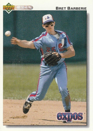 #363 Bret Barberie - Montreal Expos - 1992 Upper Deck Baseball