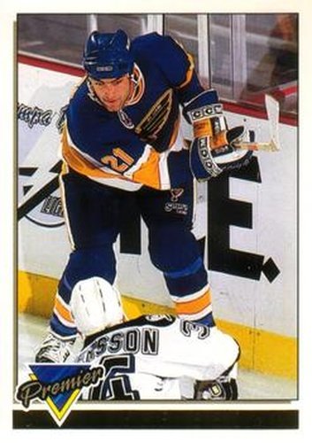 #363 Jeff Brown - St. Louis Blues - 1993-94 O-Pee-Chee Premier Hockey - Gold