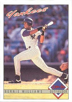 #363 Bernie Williams - New York Yankees - 1993 O-Pee-Chee Baseball