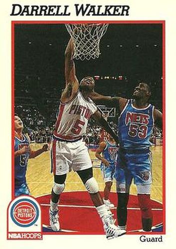 #363 Darrell Walker - Detroit Pistons - 1991-92 Hoops Basketball