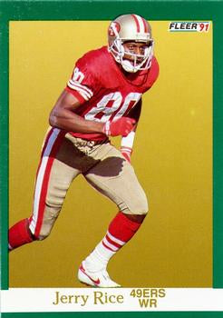 #363 Jerry Rice - San Francisco 49ers - 1991 Fleer Football