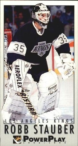 #363 Robb Stauber - Los Angeles Kings - 1993-94 Fleer PowerPlay Hockey