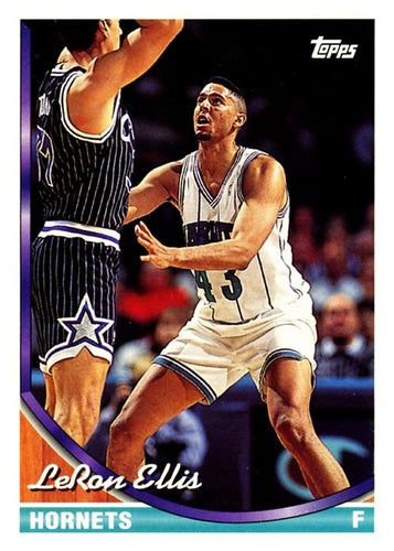 #363 LeRon Ellis - Charlotte Hornets - 1993-94 Topps Basketball
