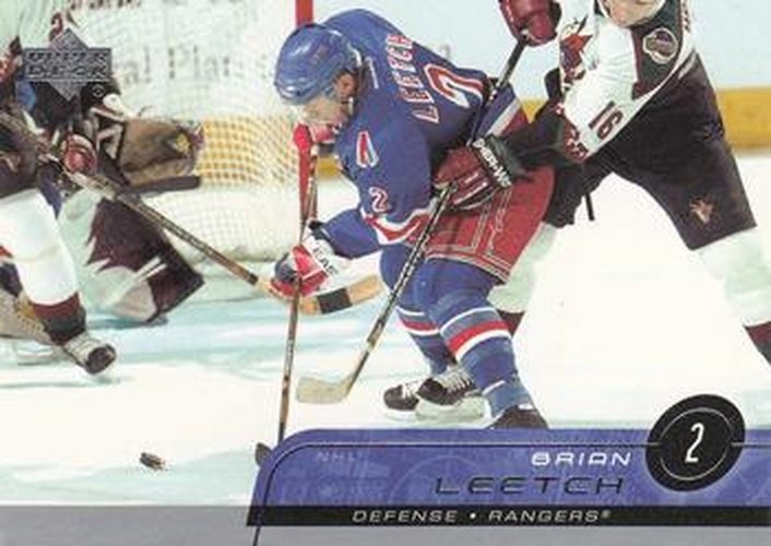 #363 Brian Leetch - New York Rangers - 2002-03 Upper Deck Hockey