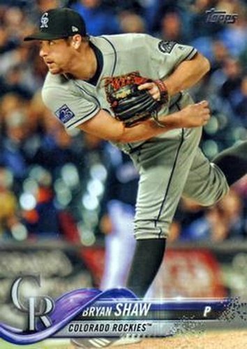 #363 Bryan Shaw - Colorado Rockies - 2018 Topps Baseball