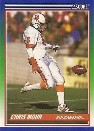 #363 Chris Mohr - Tampa Bay Buccaneers - 1990 Score Football