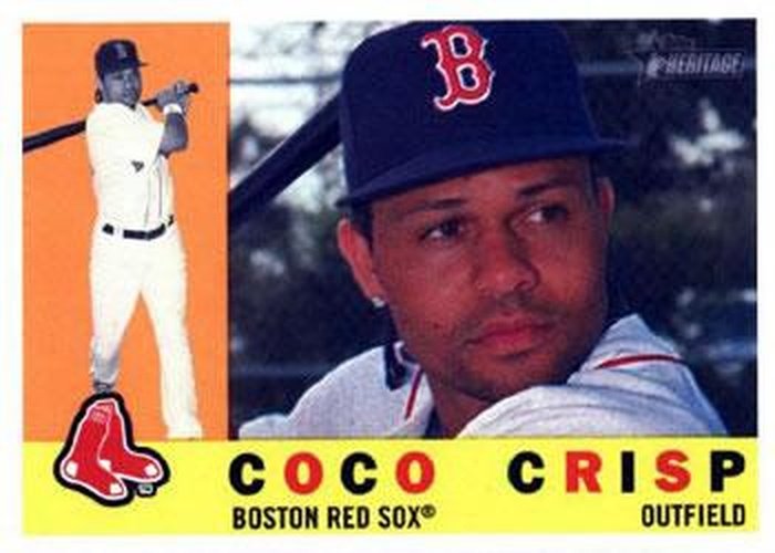 #363 Coco Crisp - Boston Red Sox - 2009 Topps Heritage Baseball