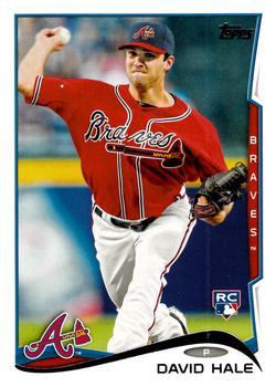 #363 David Hale - Atlanta Braves - 2014 Topps Baseball