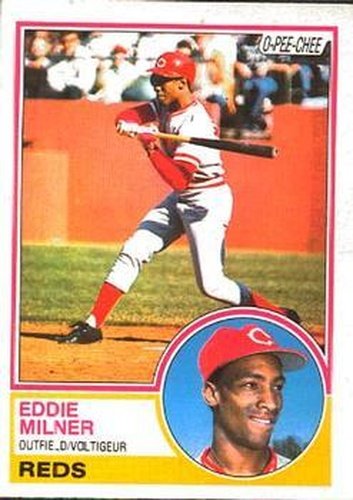 #363 Eddie Milner - Cincinnati Reds - 1983 O-Pee-Chee Baseball
