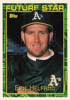 #363 Eric Helfand - Oakland Athletics - 1994 Topps Baseball