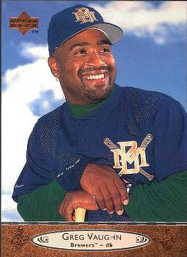 #363 Greg Vaughn - Milwaukee Brewers - 1996 Upper Deck Baseball