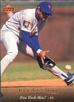 #363 Jose Vizcaino - New York Mets - 1995 Upper Deck Baseball